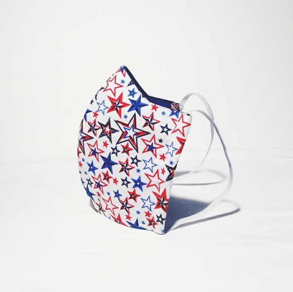 Accessories - Red & Blue Star Face Mask